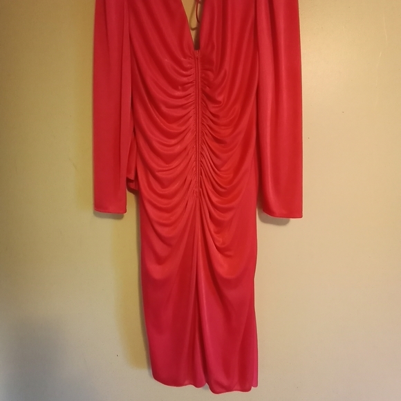 Open- Back Pretty In Pink Dress Size US L - Picture 4 of 5